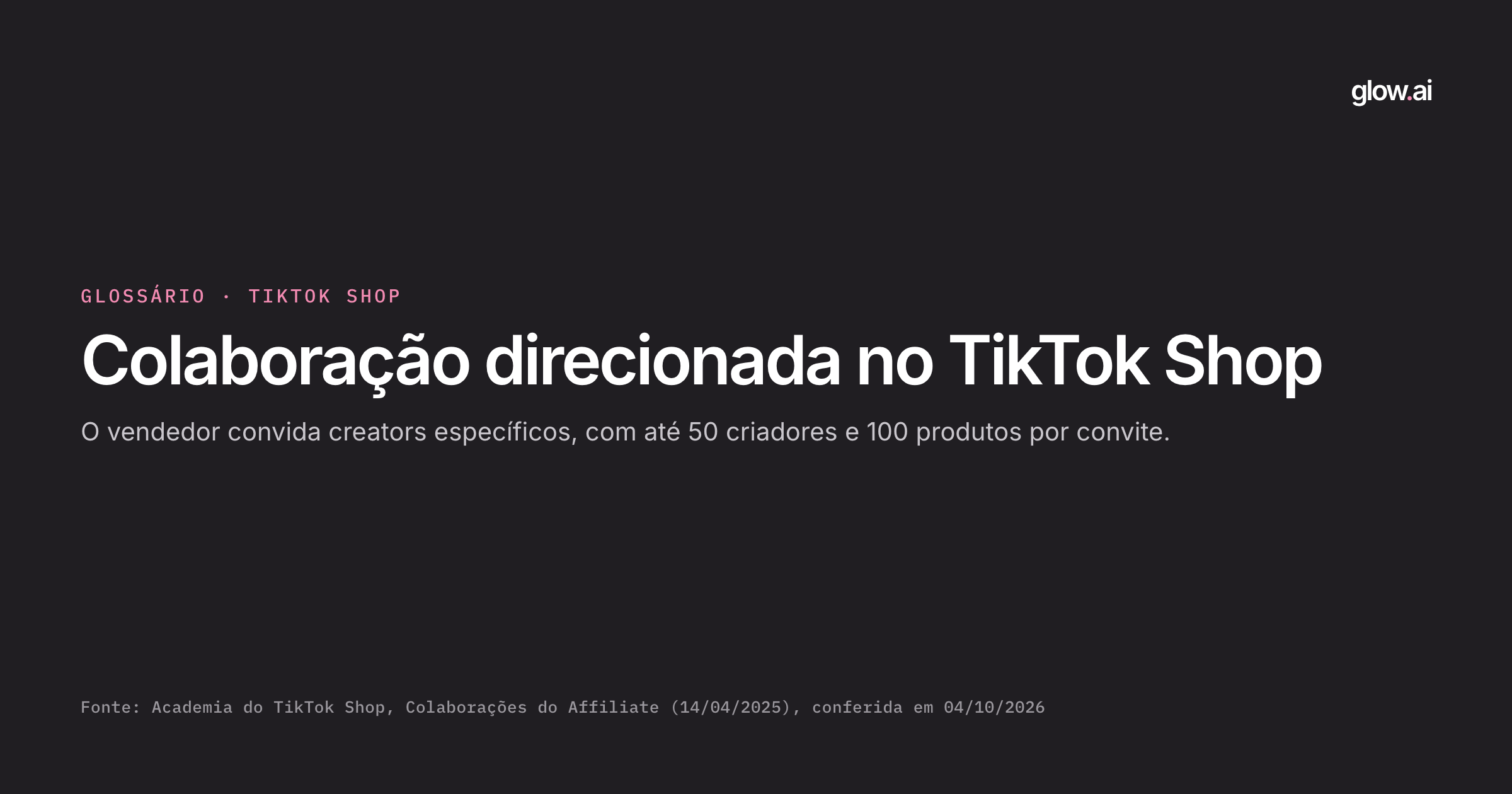 Capa: O que é Colaboração direcionada no TikTok Shop