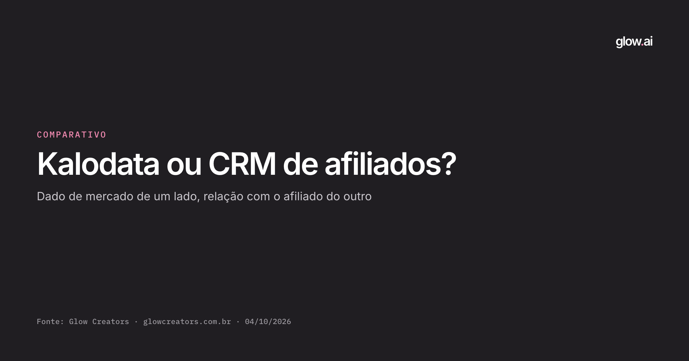 Capa: Kalodata ou CRM de afiliados: qual usar no TikTok Shop?