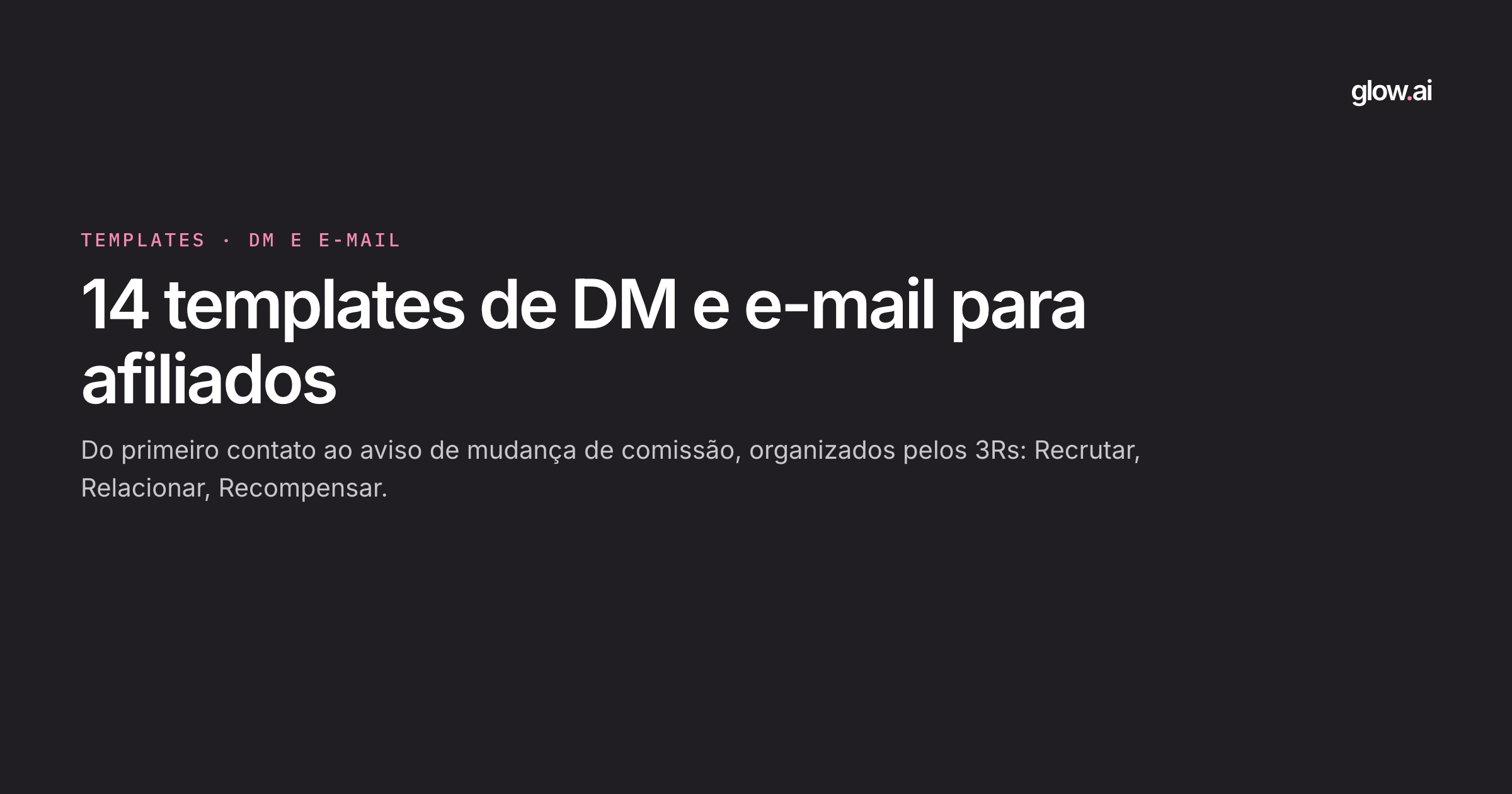Capa: Templates de DM e e-mail para afiliados do TikTok Shop